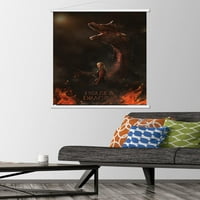 Къща на дракона - Daemon Dragon One Shit Shall Poster с магнитна рамка, 22.375 34
