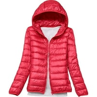 Модна дамска жилетка палто от палто от палто твърдо запазване на топло върхове с качулка с дълъг ръкав hot6sl4490371