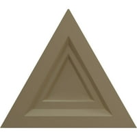 Екена Милуърк 19 В 5 8 Х 1 8 П Триъгълник Таван Медальон, Ръчно Рисувана Среднощна Мечта