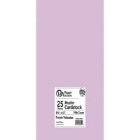 Хартиени акценти Cardstock 8.5 11 Muslin 74lb Purple Palisades 25pc
