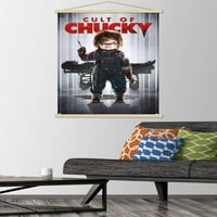 Детска игра: Култ на Чъки - Плакат за един лист стена с магнитна рамка, 22.375 34