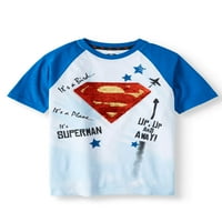 Комикси Superman Logo с къс ръкав Raglan Tee