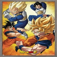 Dragon Ball Super - Orange Wall Poster, 22.375 34