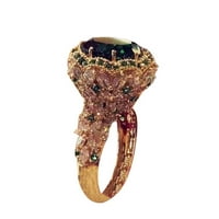 Mishuowoti White Stone Ring, ръчно изработен, подарък за бижута за сватба