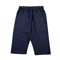Мъжки панталони ежедневни мъжки пролет и летни памучни суитчъри за джогинг панталони разхлабени ежедневни плажни ваканционни панталони