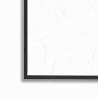 Ступел индустрии снежна Фо лапа отпечатъци графично изкуство черна рамка изкуство печат стена изкуство, дизайн от Карла Дейли