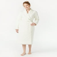 Дамски ватиран халат с джойспун, размери до 3х