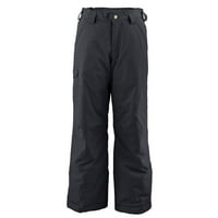 Бял Сиера бой изолационен снежен панталон-среден, черен