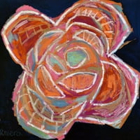 Мармонт хил Цветна Магнолия от Мишел Ривера живопис печат върху увито платно