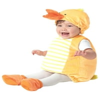 Бебе момичета Дъки жълто подплатени патенце Хелоуин костюм 2т