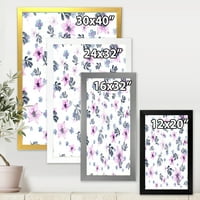 Дизайнарт' венчелистчета и розови цветя ' традиционна рамка Арт Принт