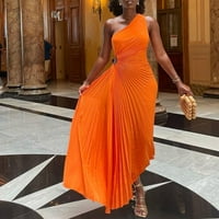 Рокли Miayilima плюс размер Елегантна многоцветна рокля прост и изискан дизайн, подходящ за всички случаи