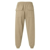 Gubotare sweatpants за мъже с джобове цъфтежи мъжки йога панталони панталони панталони с широки панталони за крака молив