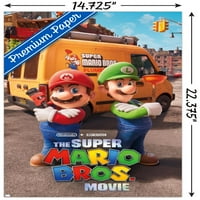 Филмът на Super Mario Bros. - Ключов плакат на Бруклин за стена, 14.725 22.375