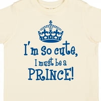 Мастически толкова сладък принц подарък Toddler Boy Girl Тениска